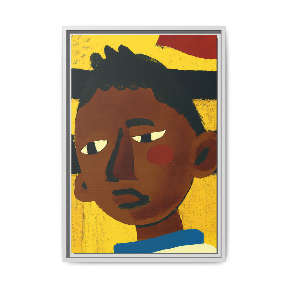 John, Folk Series | Framed Canvas Wall Art