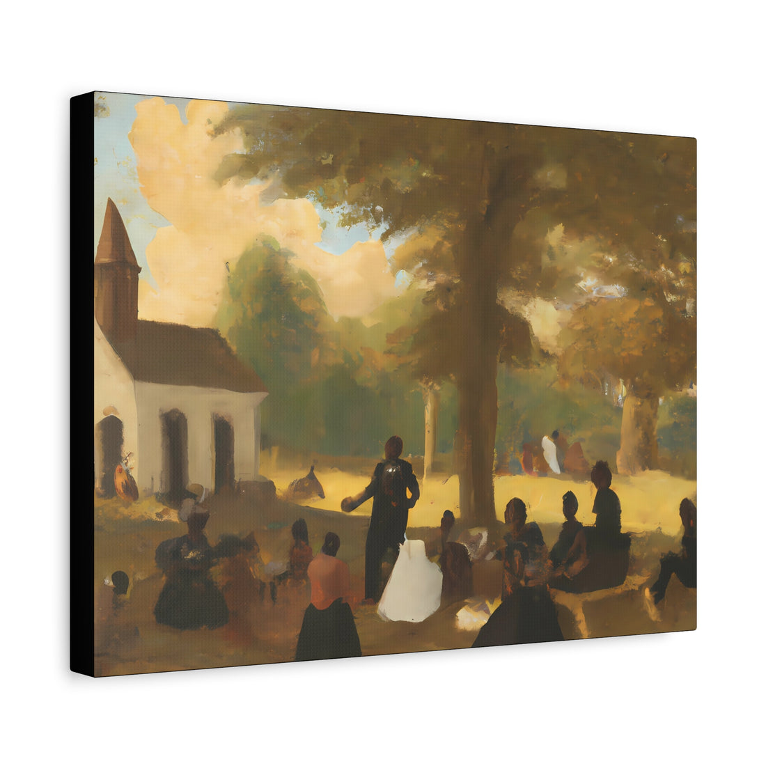 Gathering, Over the Sofa | Horizontal CANVAS Art