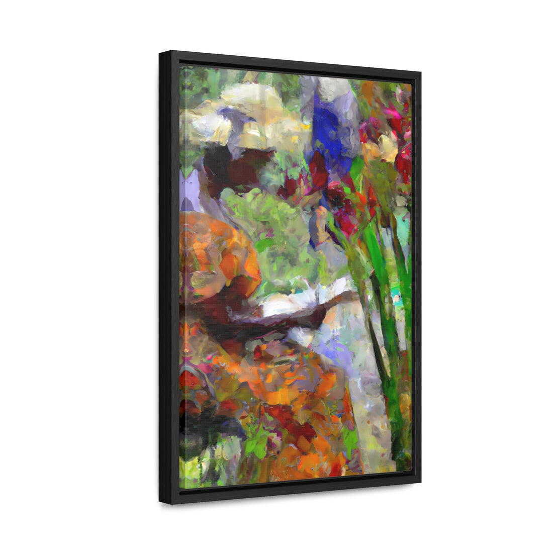 Botanical Garden, Cottage Series | Framed Canvas Art