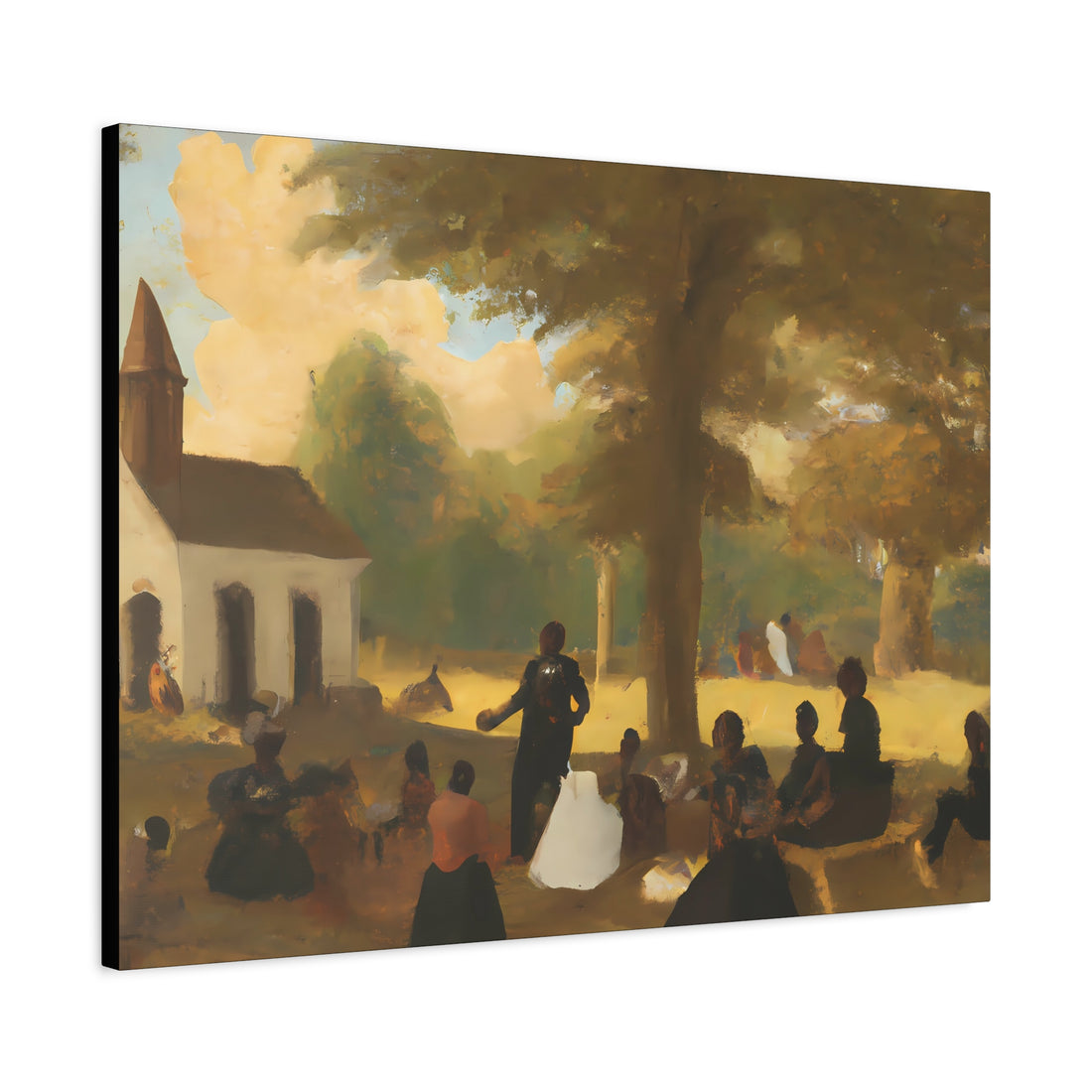 Gathering, Over the Sofa | Horizontal CANVAS Art