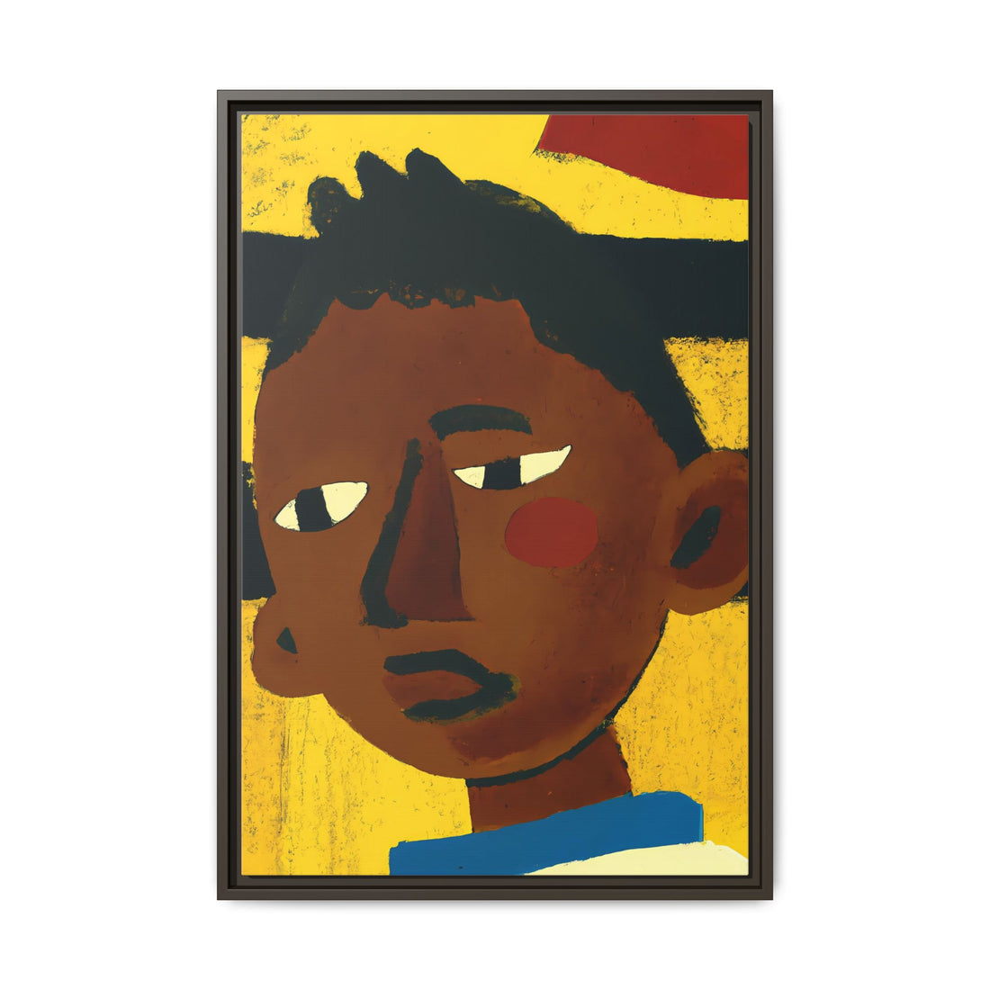 John, Folk Series | Framed Canvas Wall Art