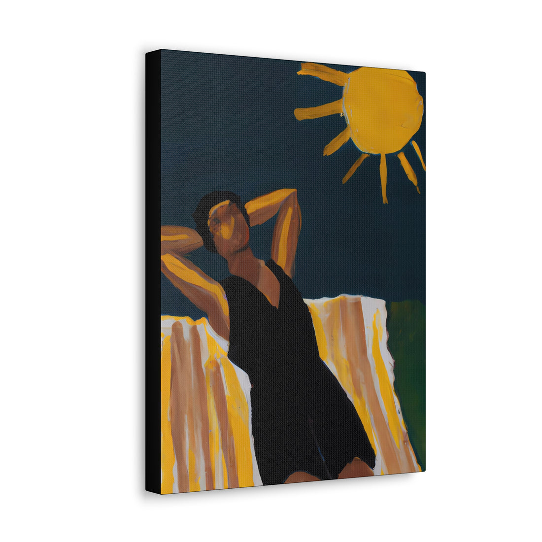 Lady in Black, Lounge Series CANVAS Gallery Wrap