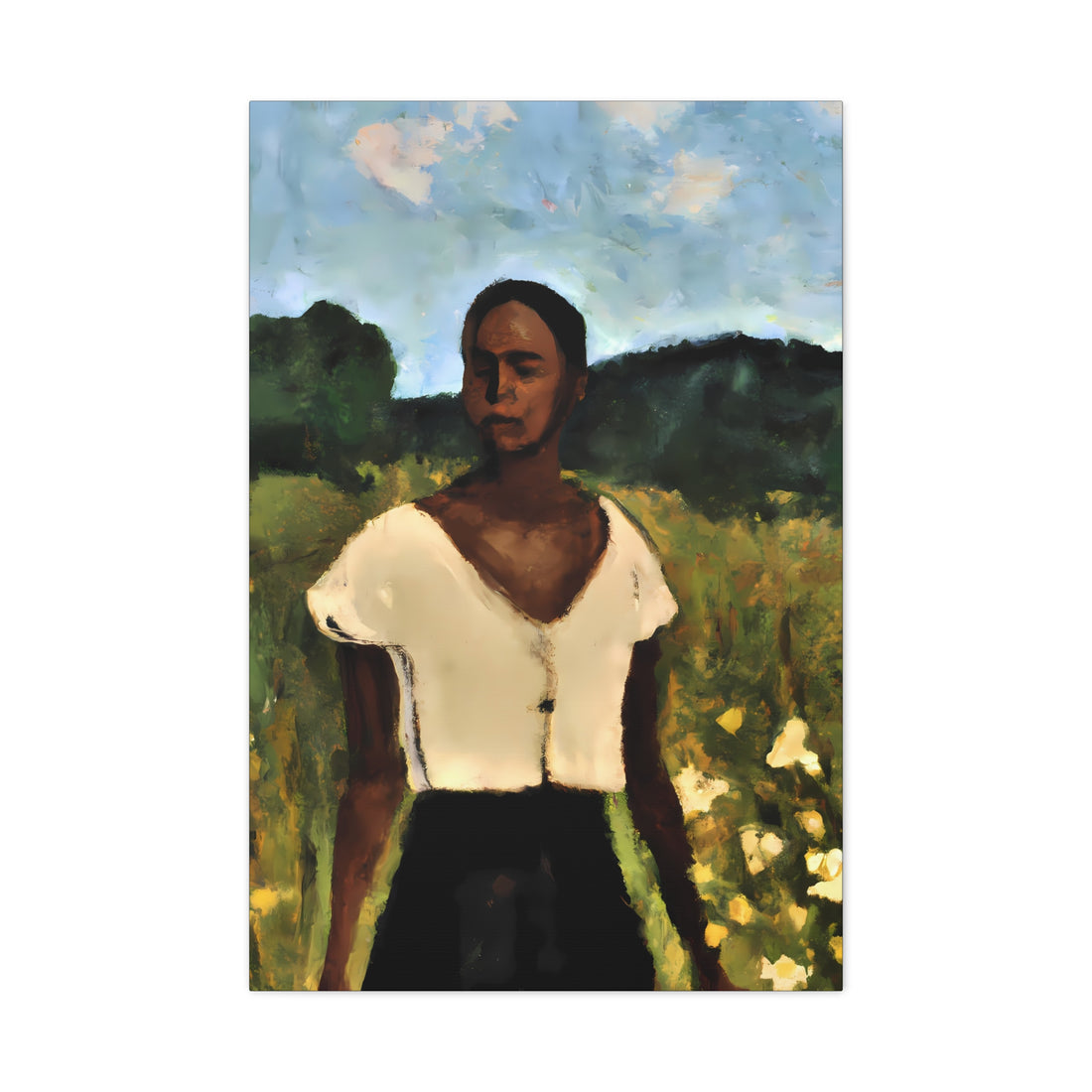 Lady 5, Cottage Series CANVAS Wall Art