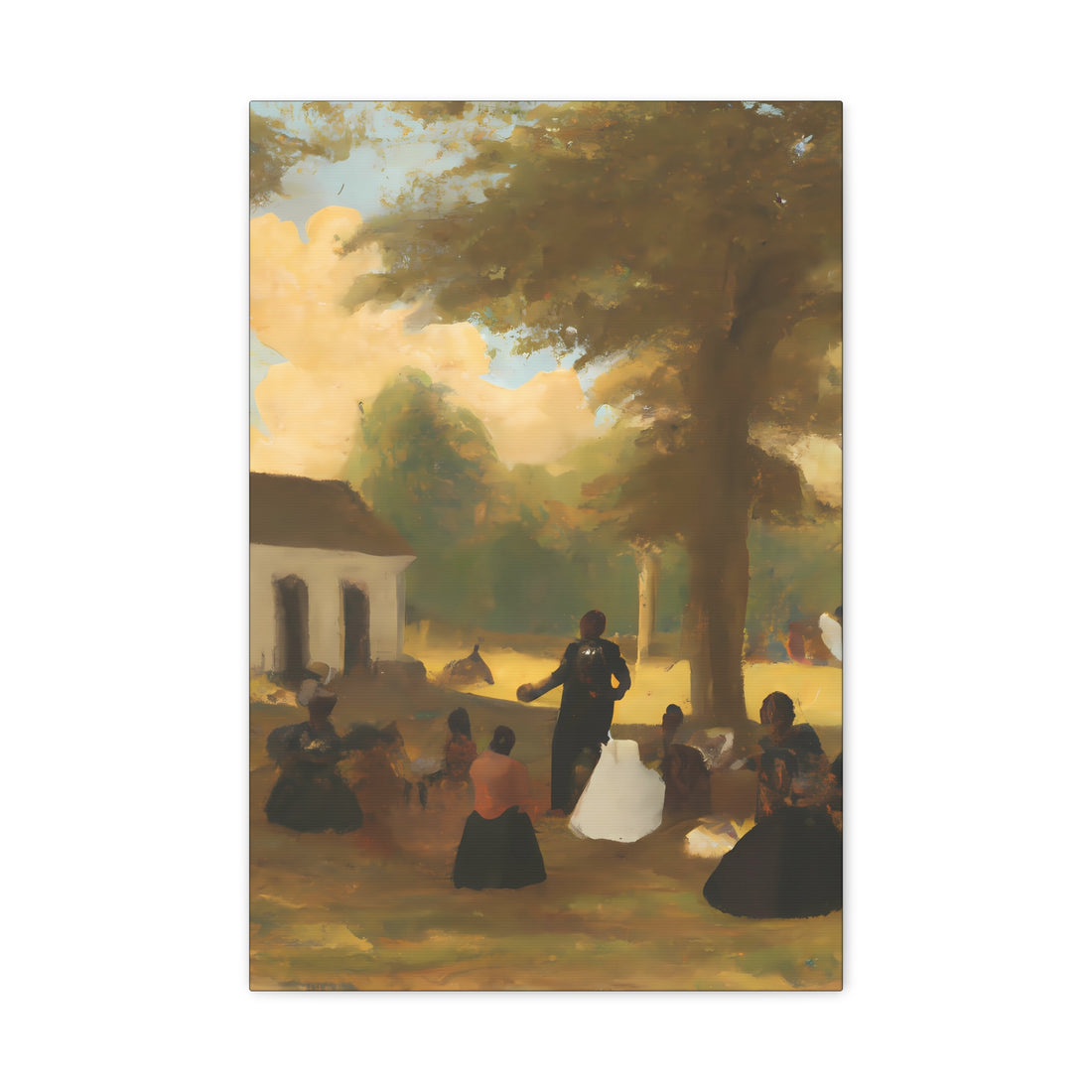 Gathering, Vintage Art Series | Canvas Wall Art