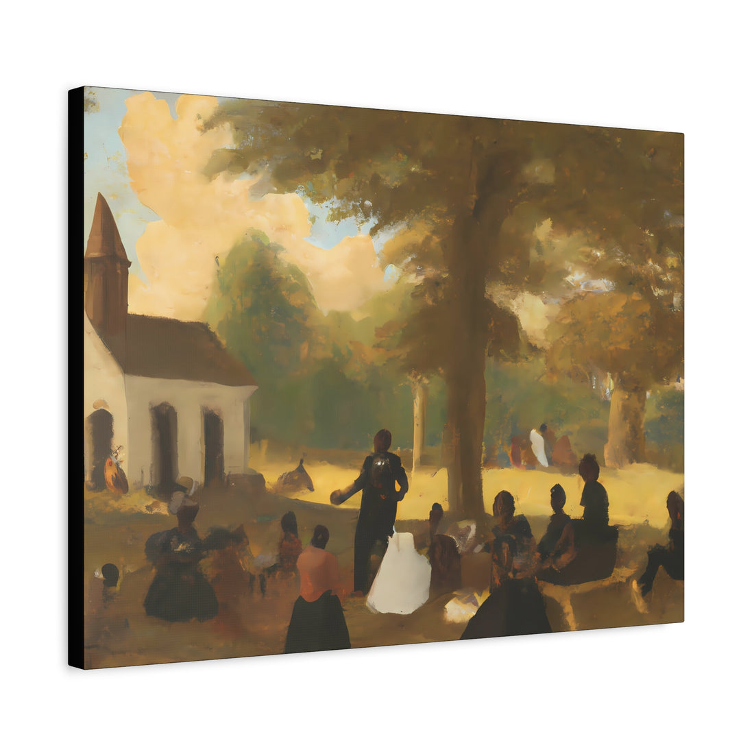 Gathering, Over the Sofa | Horizontal CANVAS Art