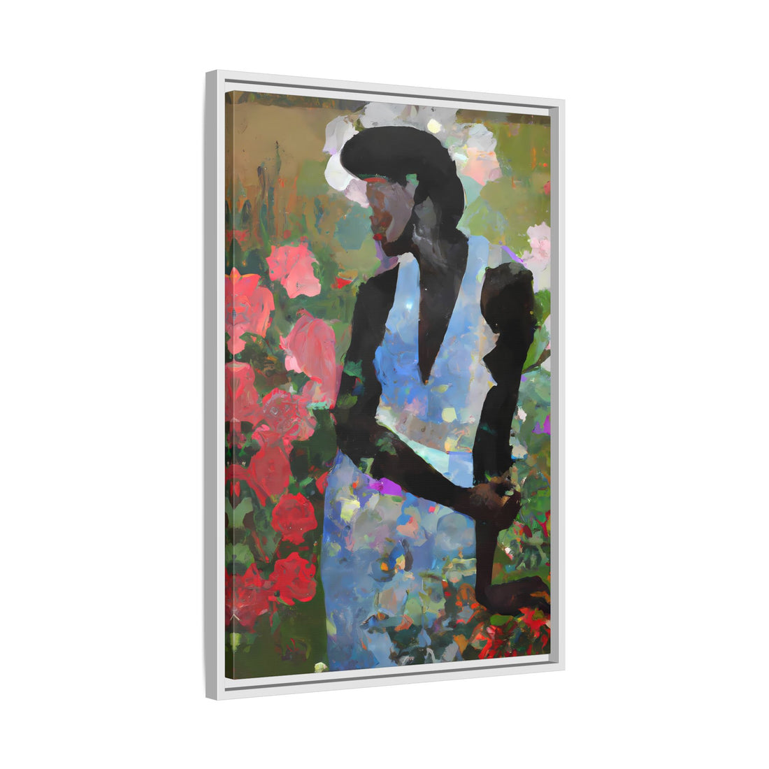 Portraiture, Garden Series | Framed Canvas Wall Art
