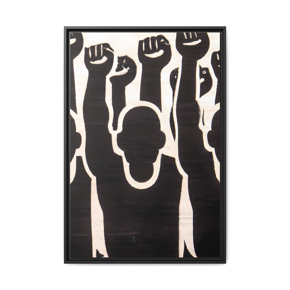 Hands Up 2, Abstract Series | Framed Canvas Wall Art