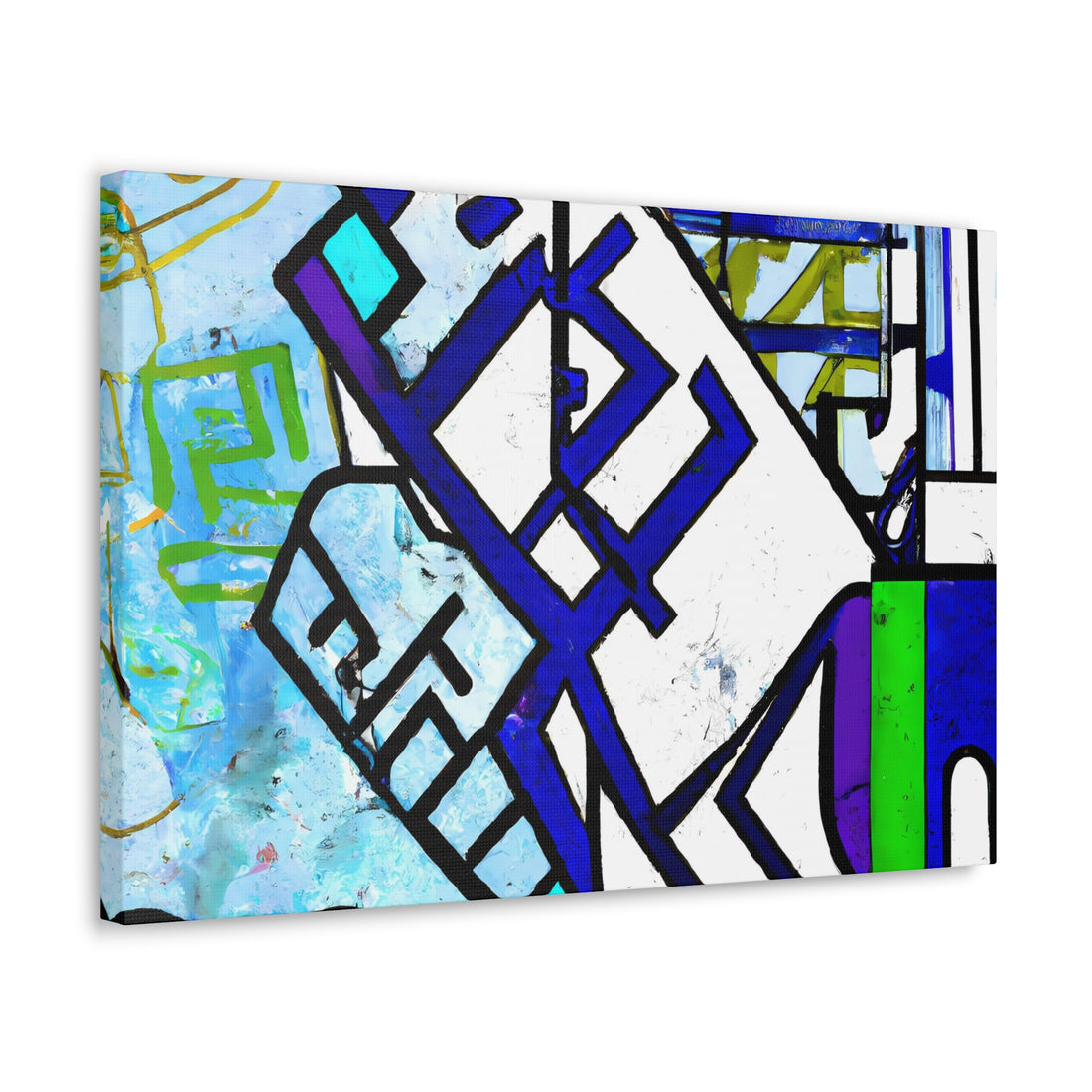 Land Plot, Graffiti Series | Horizontal Wall Art