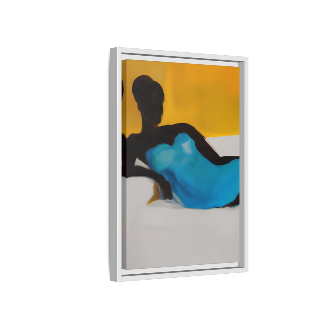 Loved, Fluid Series | Framed Canvas Wall Art