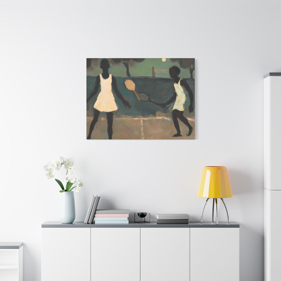 Doubles, Over the Sofa | Horizontal CANVAS Art