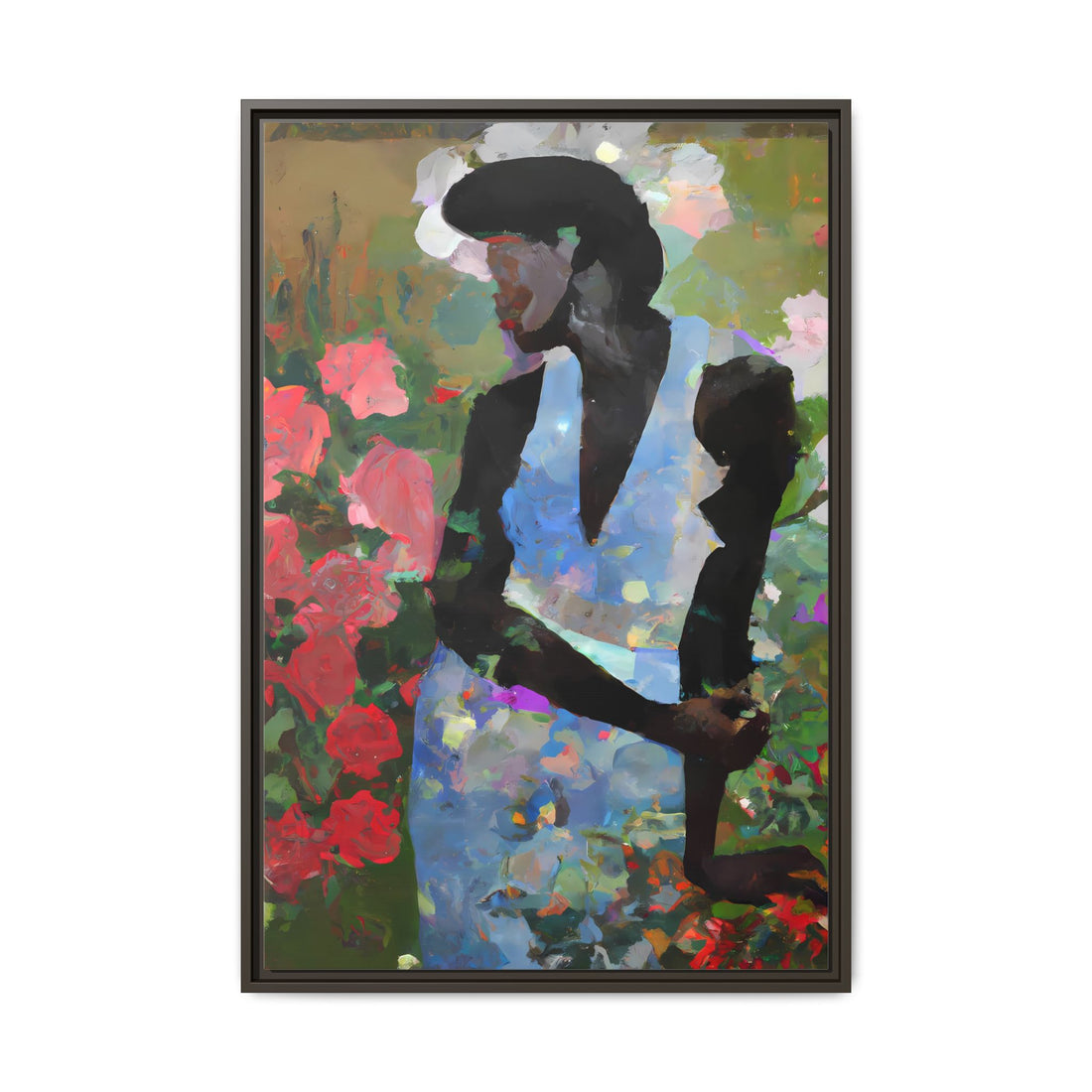 Portraiture, Garden Series | Framed Canvas Wall Art