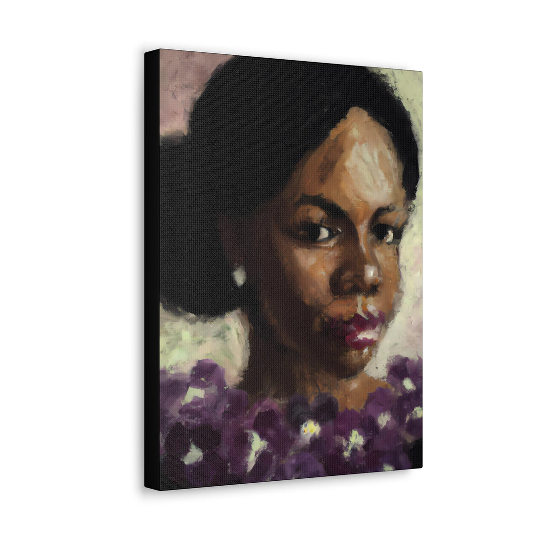 African Violet, Sorority Flower Series | Canvas Wall Art