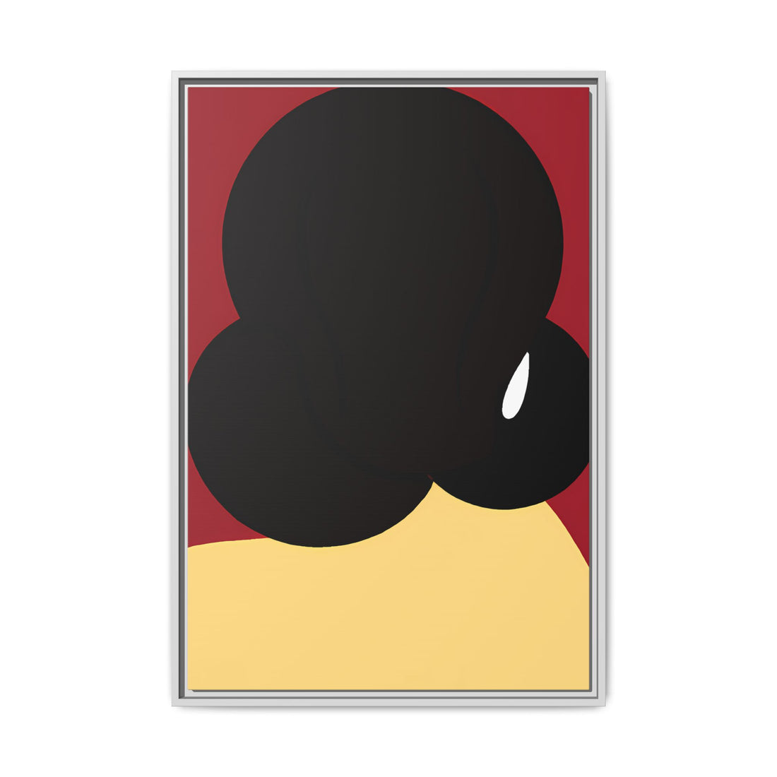 The Bun, Black Beauty Series | Framed Canvas Wall Art