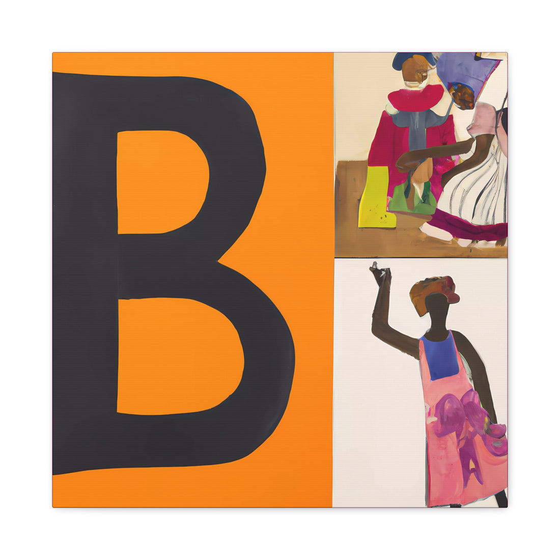 Collage B, Kids Series, | Canvas Wall Art