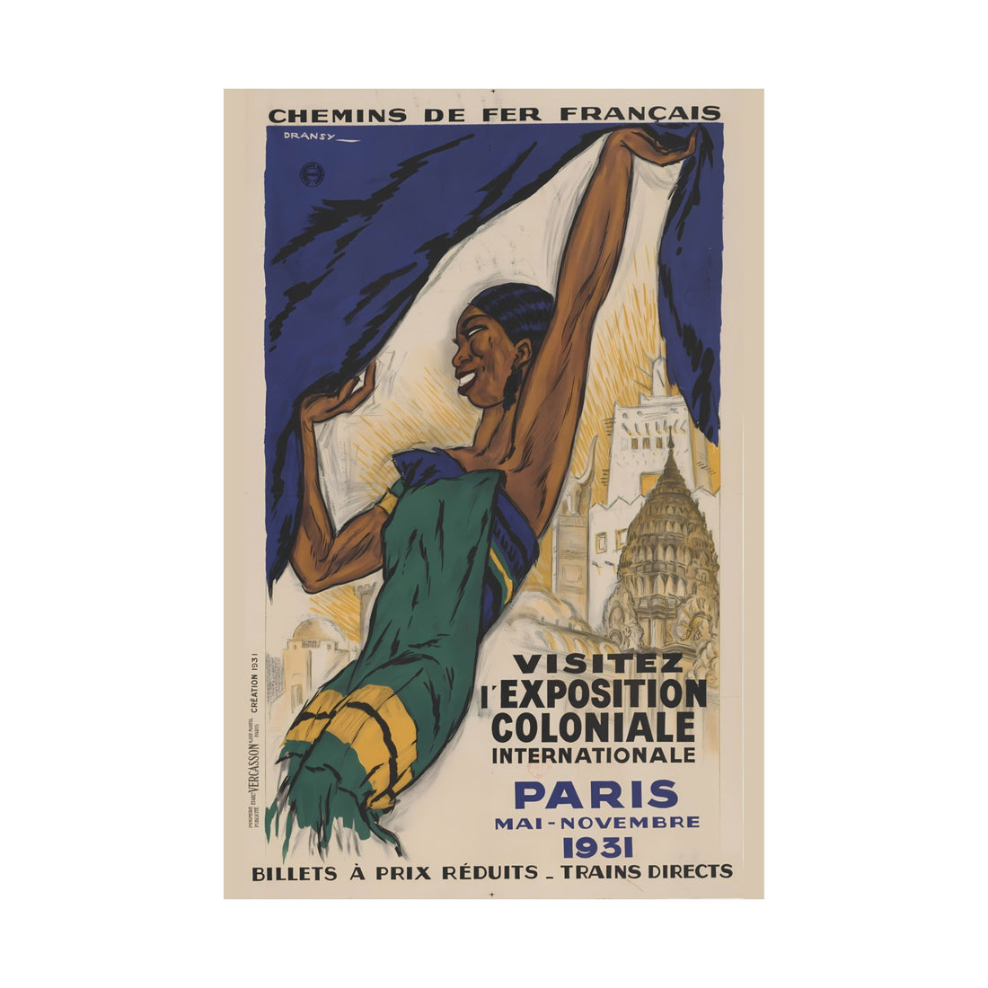 French Railways Vintage Poster