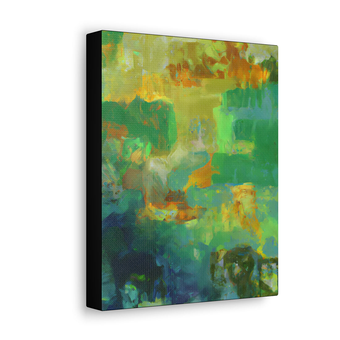 Green Patina Abstract Series, CANVAS Wall Art