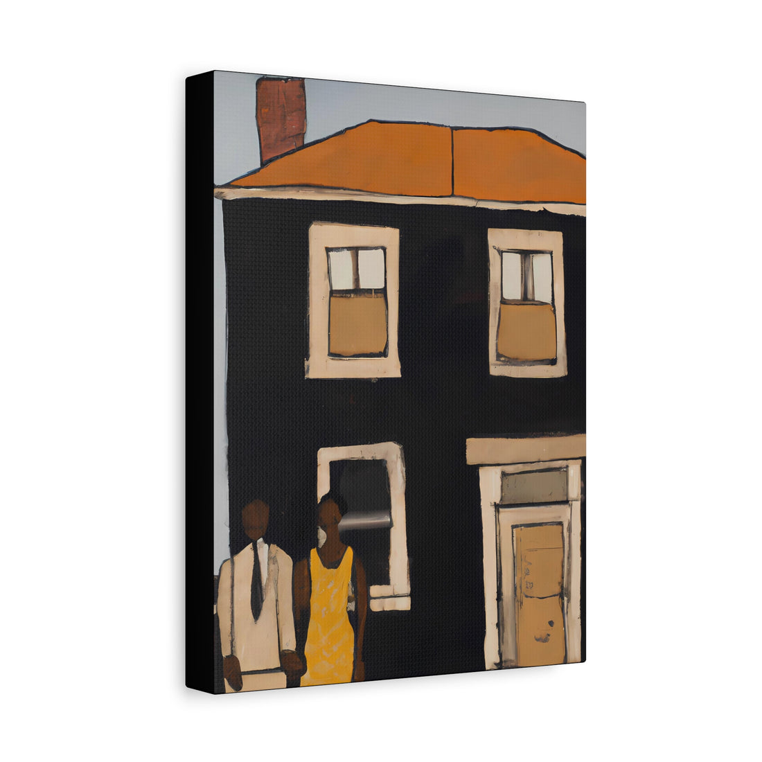 Family Home Folk Art Series, CANVAS wall art