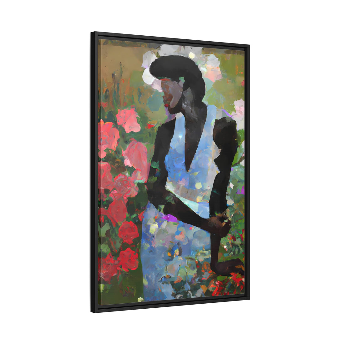 Portraiture, Garden Series | Framed Canvas Wall Art