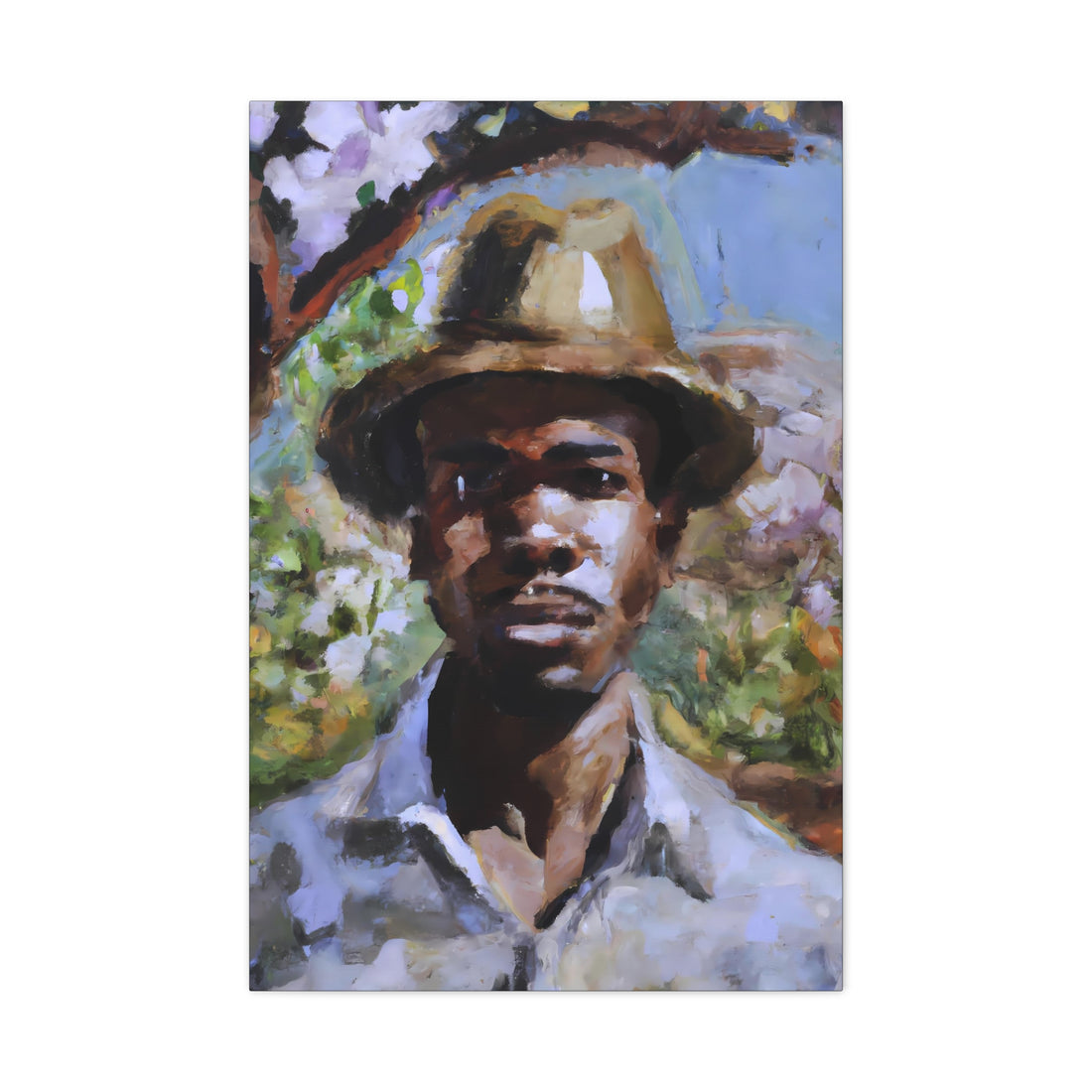 Man in Tan, Black Men Series CANVAS Wall Art