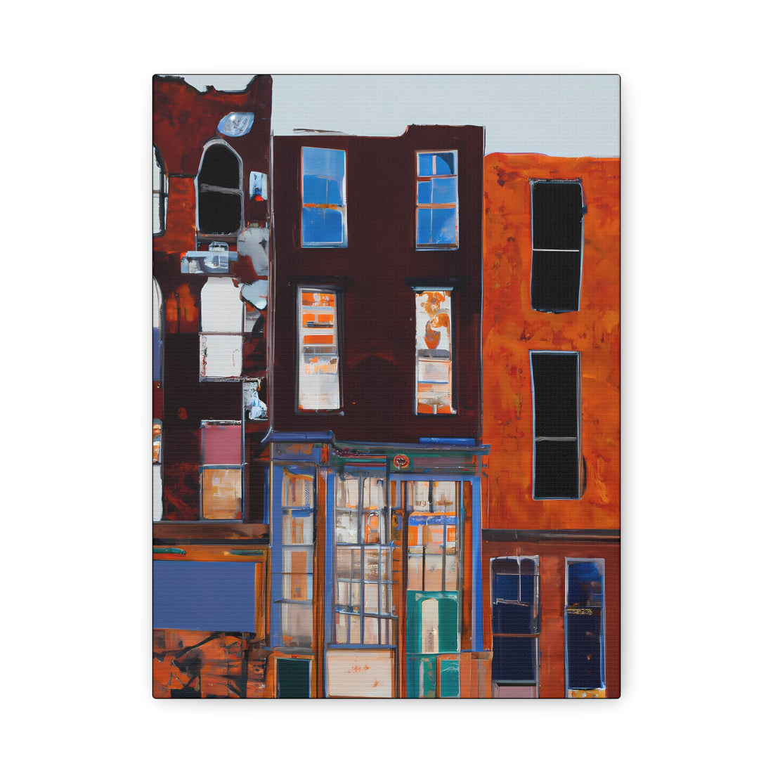 RedLined 1, Living Series | Canvas Wall Art