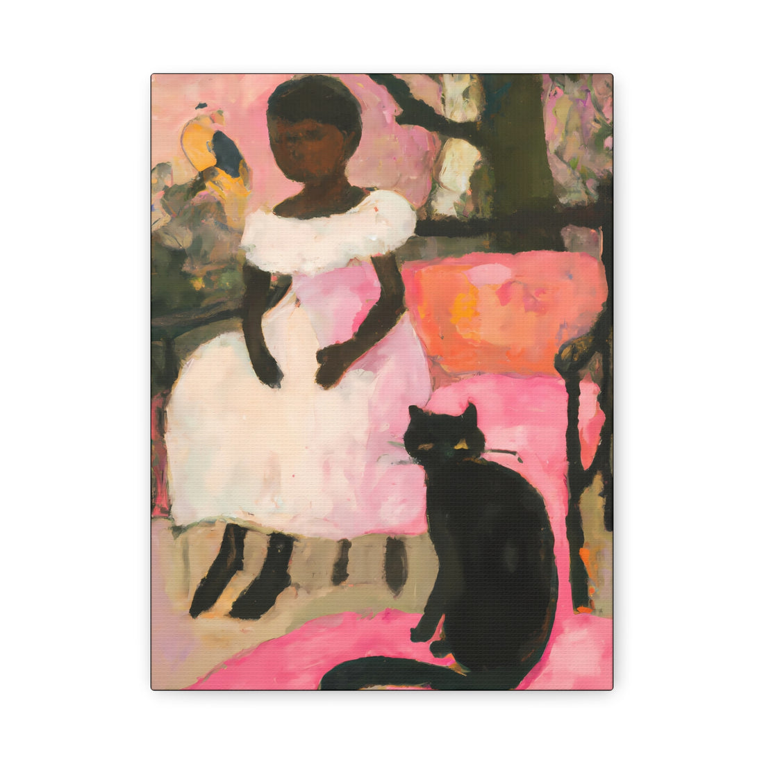 Love cats, Canvas Wall Art Daughter Series