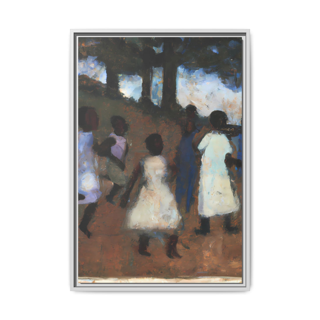 Childs Play, Vintage Art | Framed Canvas Wall Art