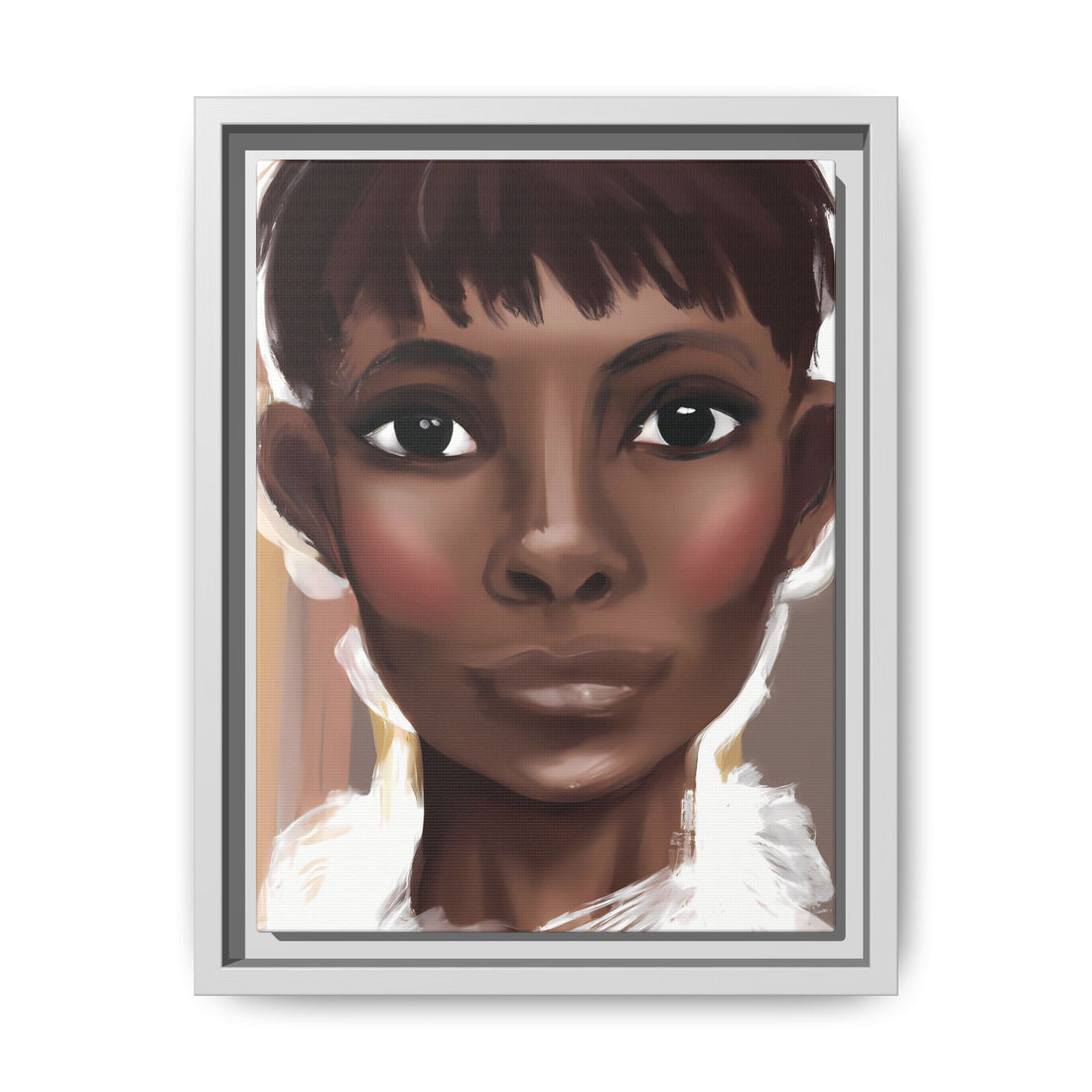 Pixie Diva, Black Beauty Series | Framed Canvas Wall Art