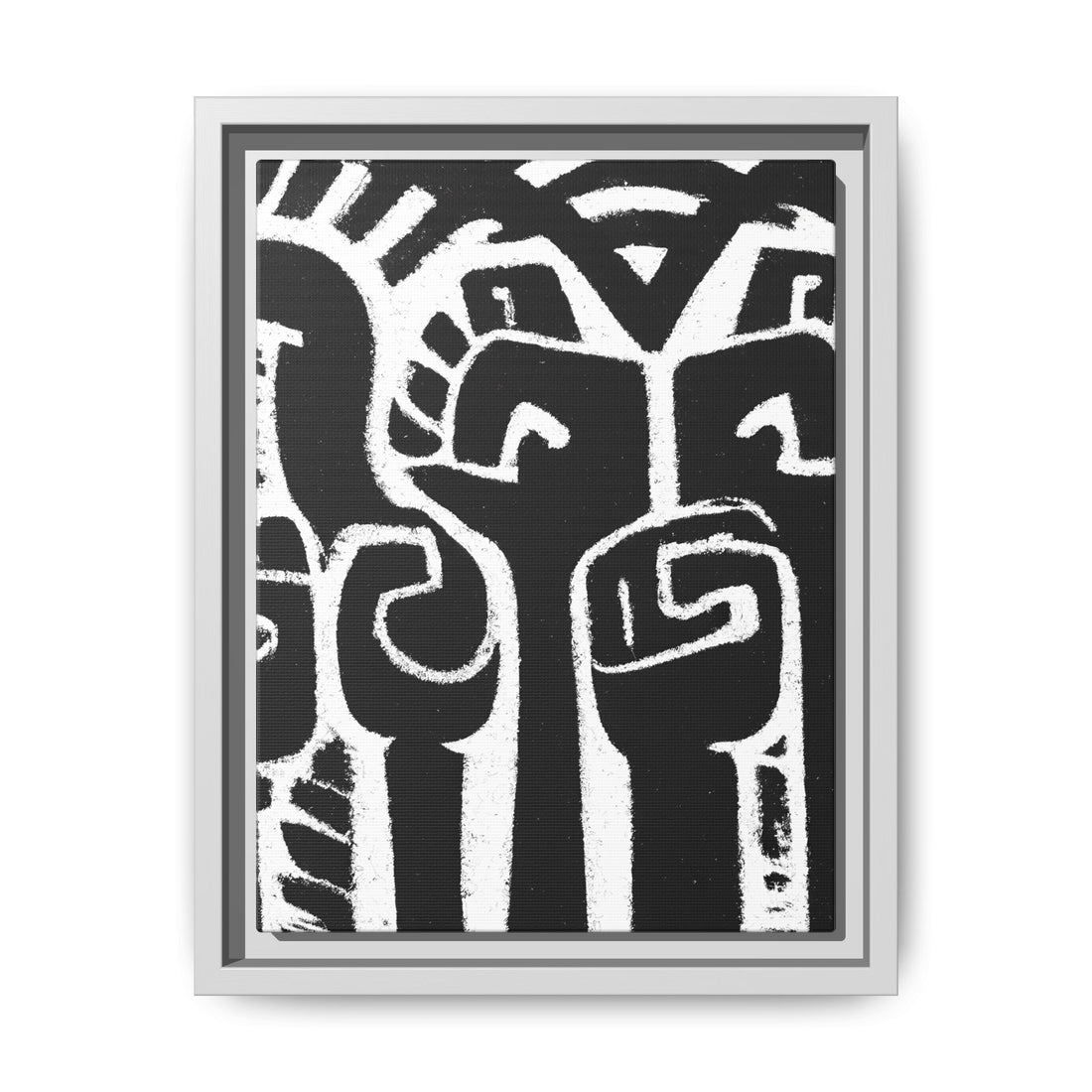 Hands Up 4, Abstract Series | Framed Canvas Wall Art