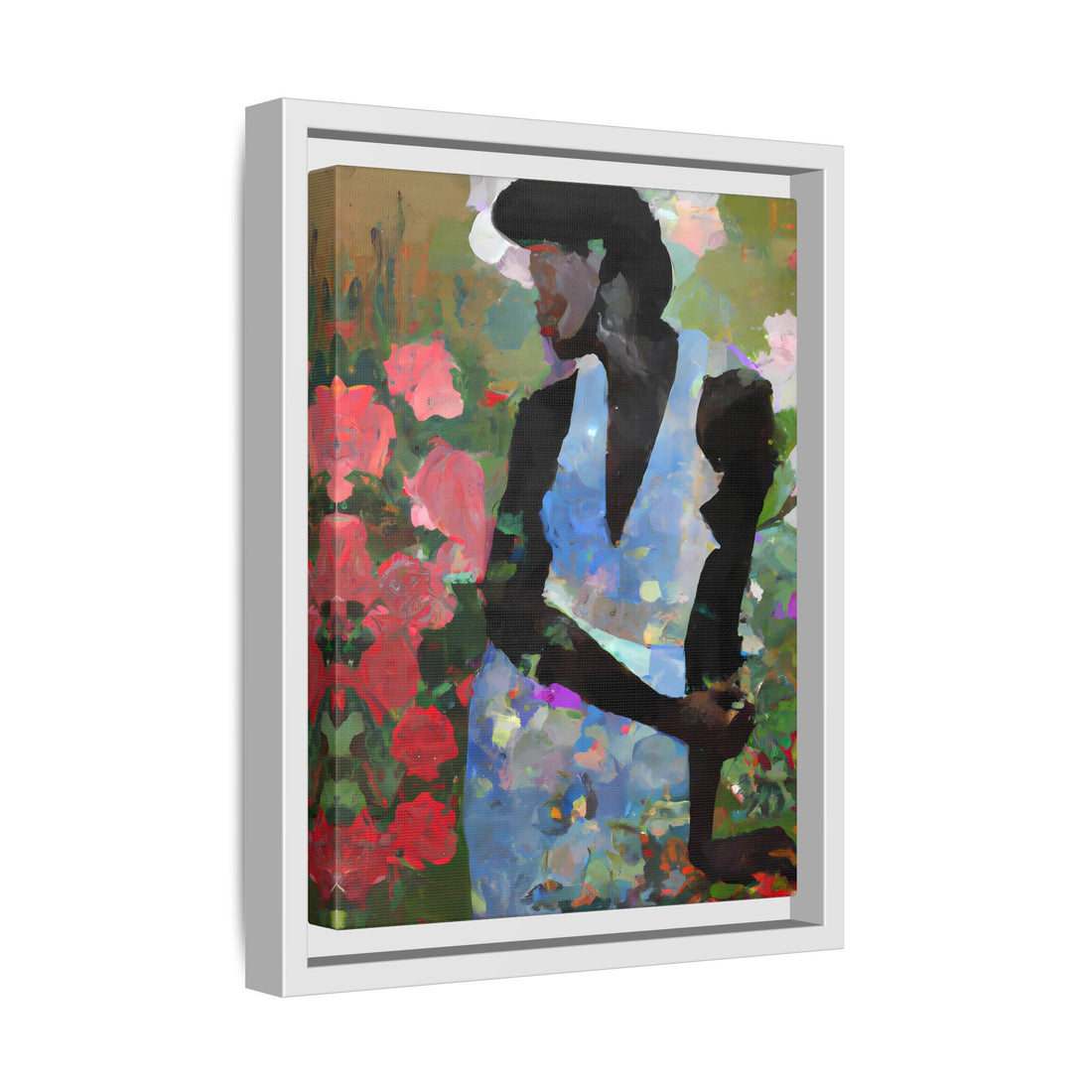 Portraiture, Garden Series | Framed Canvas Wall Art