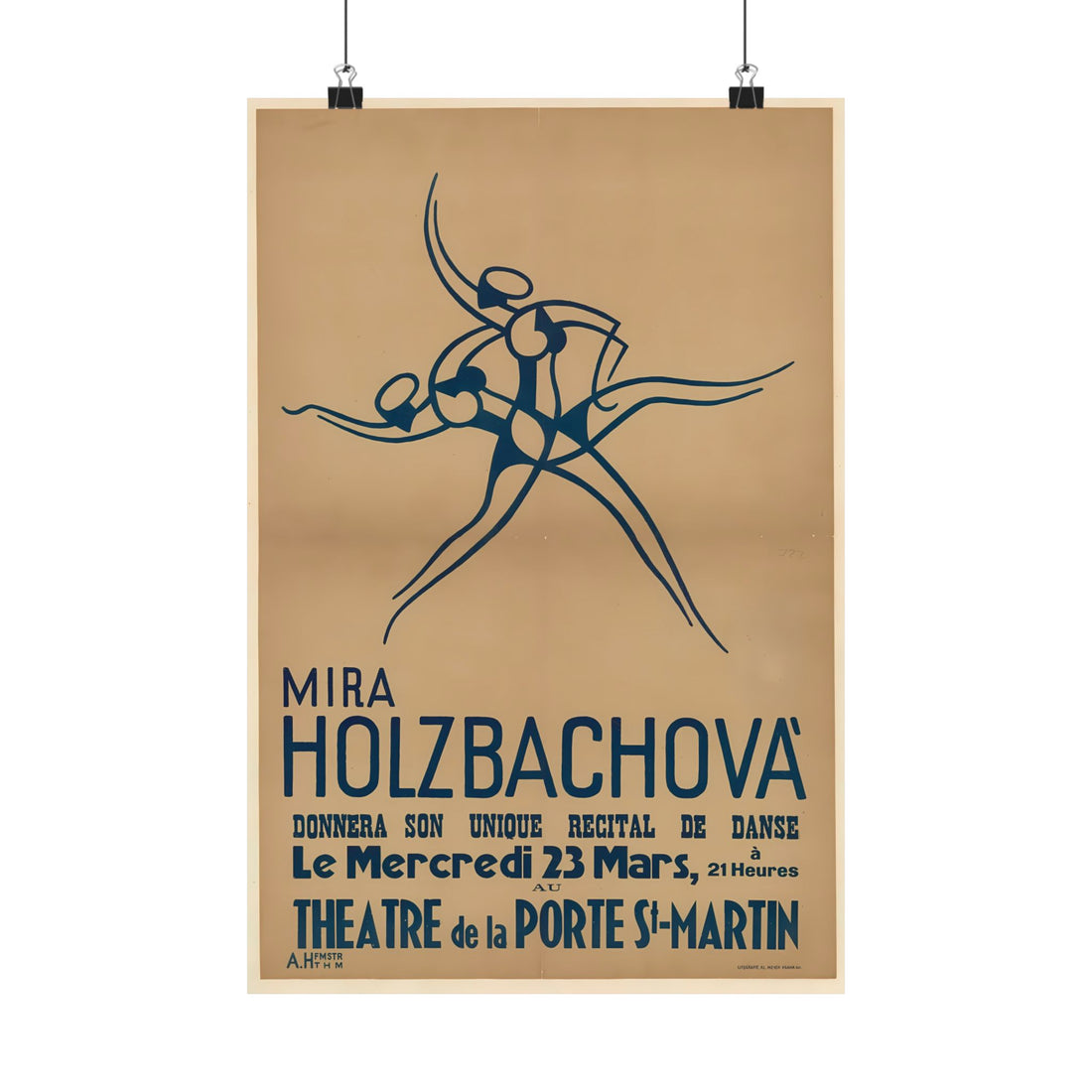 Dance Recital Vintage Print