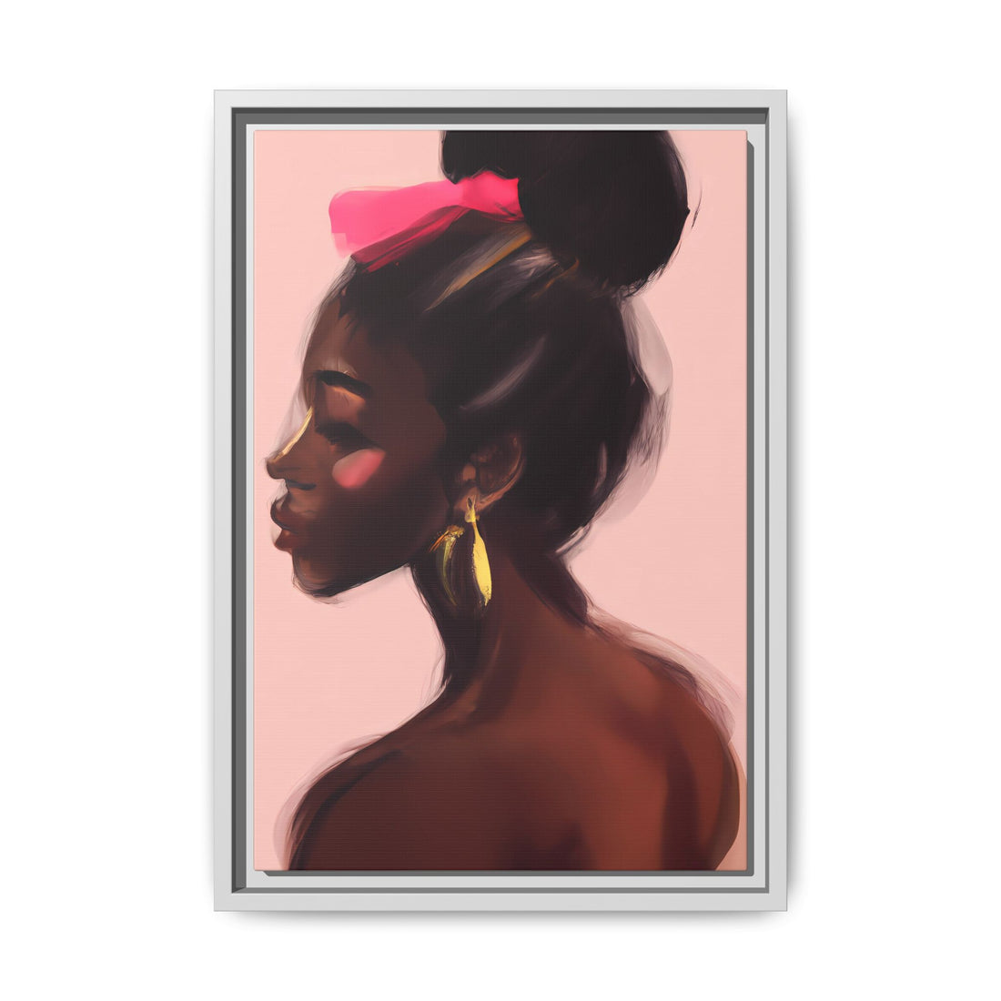 Dance Diva, Black Beauty | Framed Canvas Wall Art