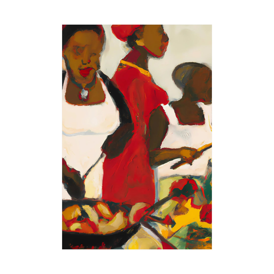 Lady in White, Lifestyle Series | Poster Print