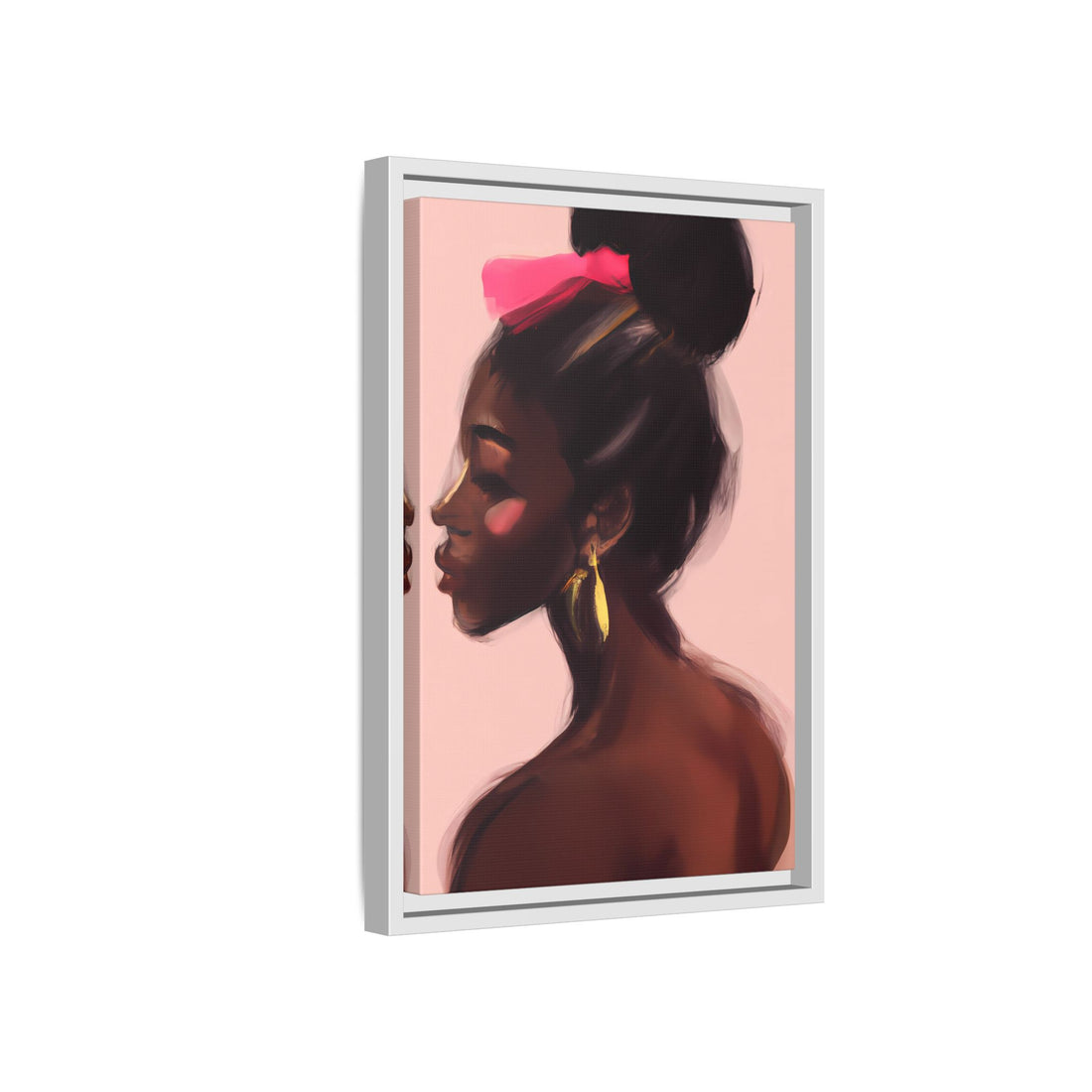 Dance Diva, Black Beauty | Framed Canvas Wall Art