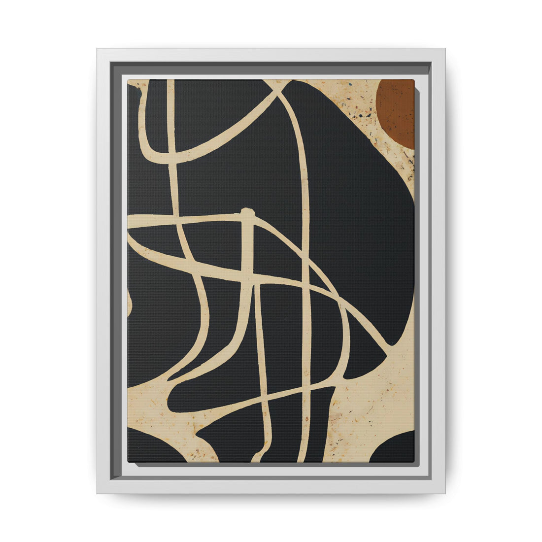 Risen Modern Art, Fluid Series | Framed Canvas Wall Art