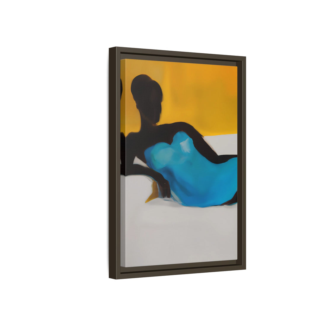 Loved, Fluid Series | Framed Canvas Wall Art