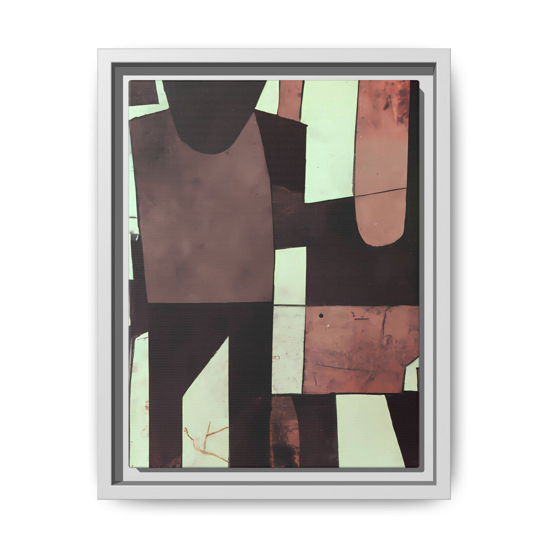 Partnership, Fluid Series | Framed Canvas Wall Art