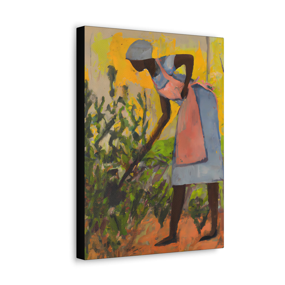 Hoeing, Land Series | Canvas Wall Art