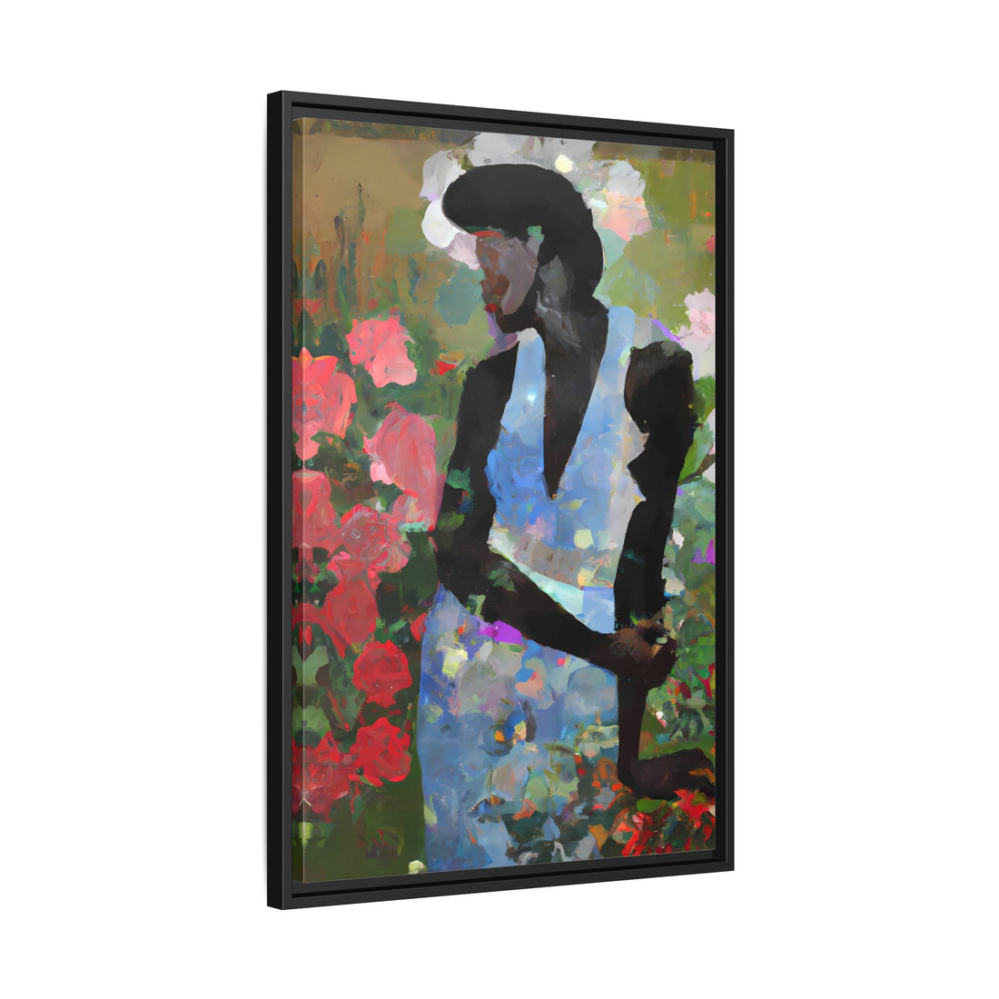 Portraiture, Garden Series | Framed Canvas Wall Art