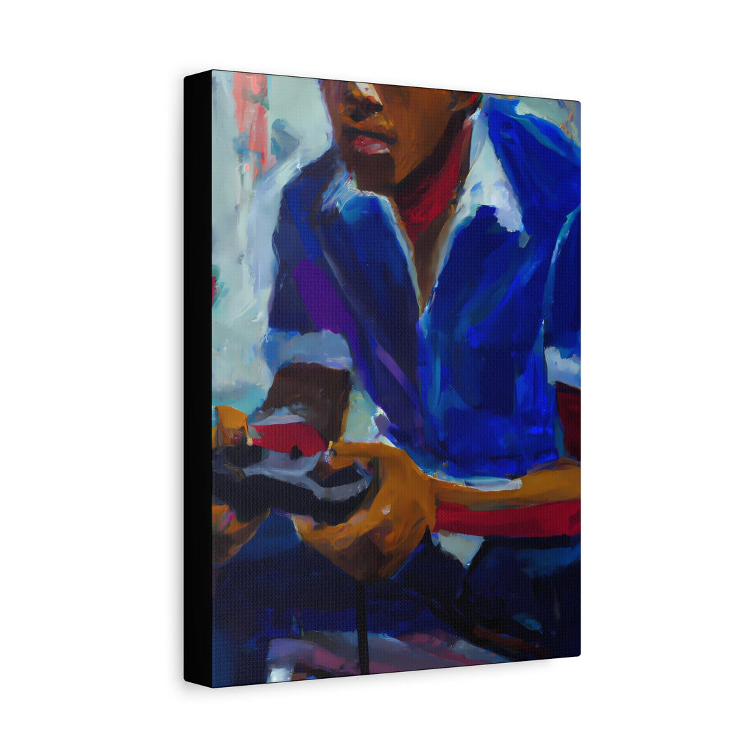 Black Man Gaming, Men Series CANVAS Wall Art