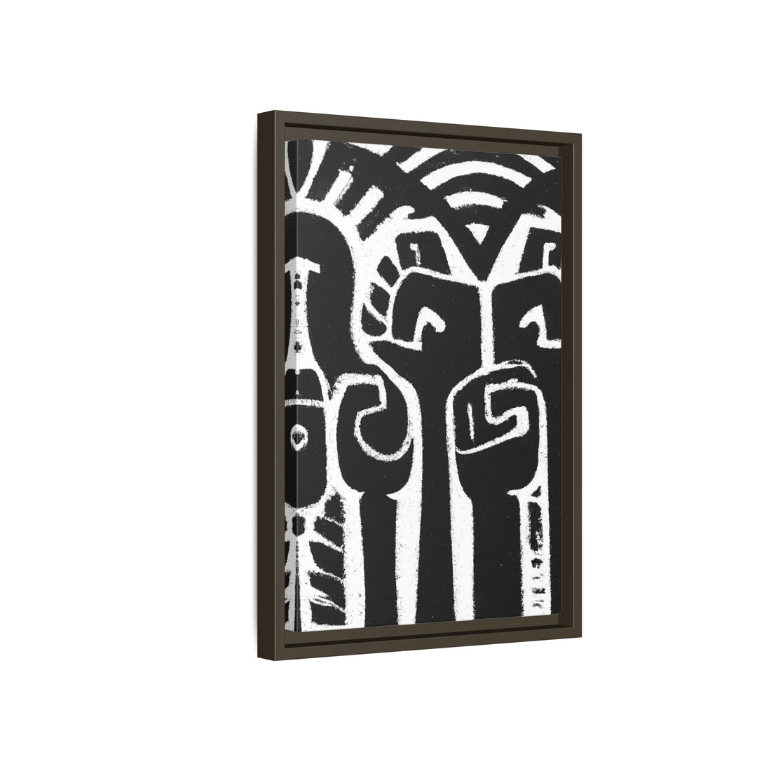 Hands Up 4, Abstract Series | Framed Canvas Wall Art