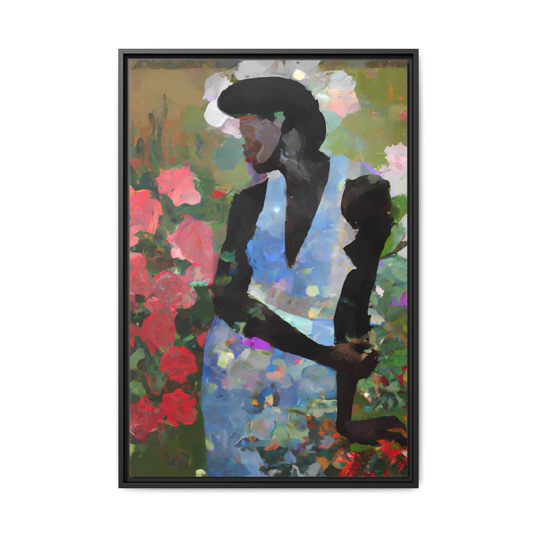 Portraiture, Garden Series | Framed Canvas Wall Art