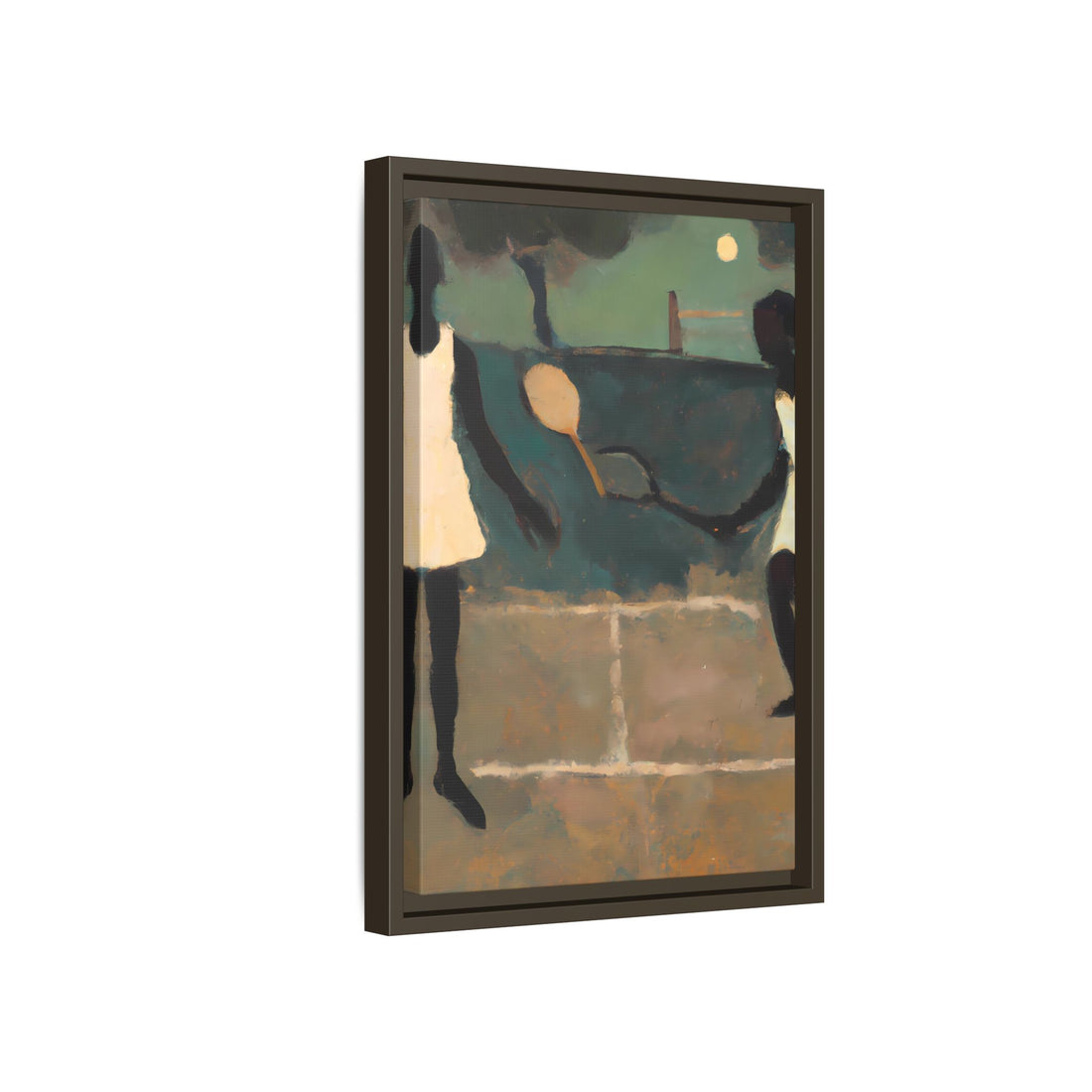 Doubles, Folk Series | Framed Canvas Art