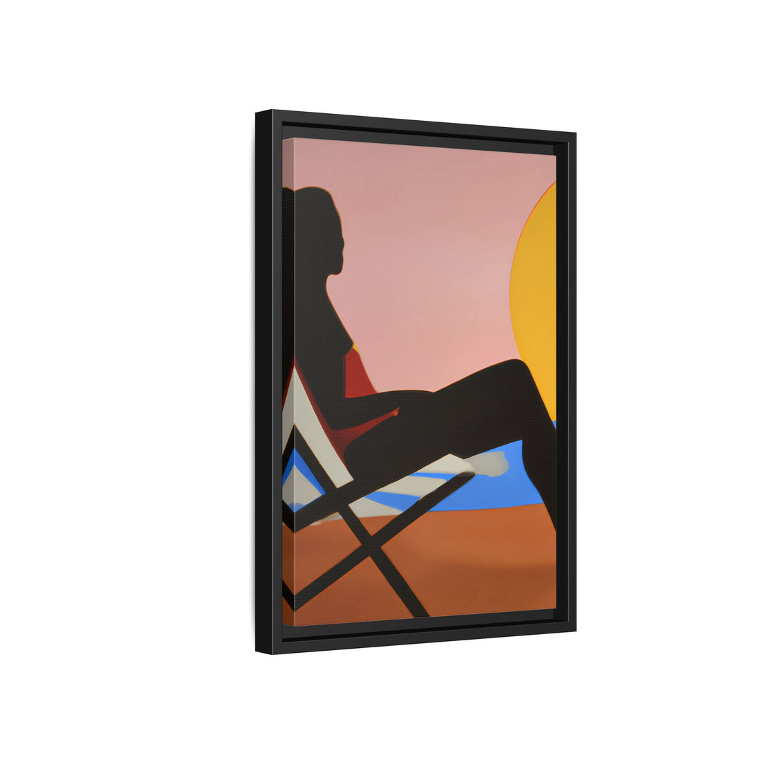 Unbothered, Fluid Series | Framed Canvas Wall Art