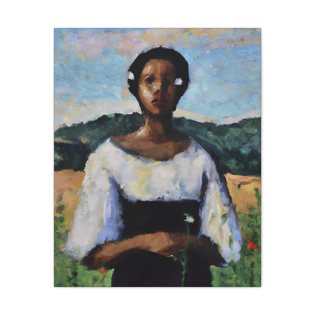 Lady 6, Cottage Series CANVAS Gallery Wrap