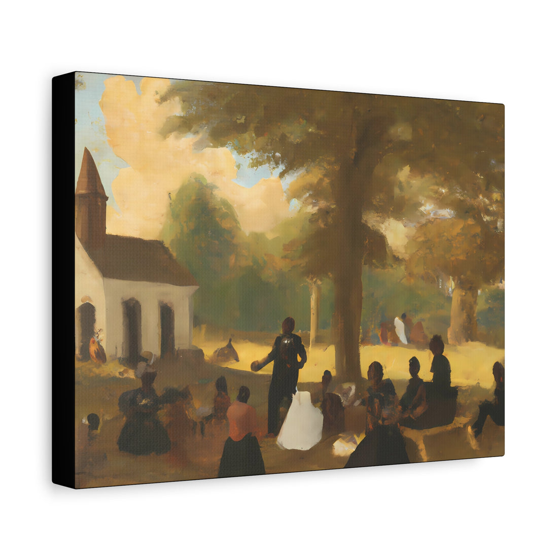 Gathering, Over the Sofa | Horizontal CANVAS Art