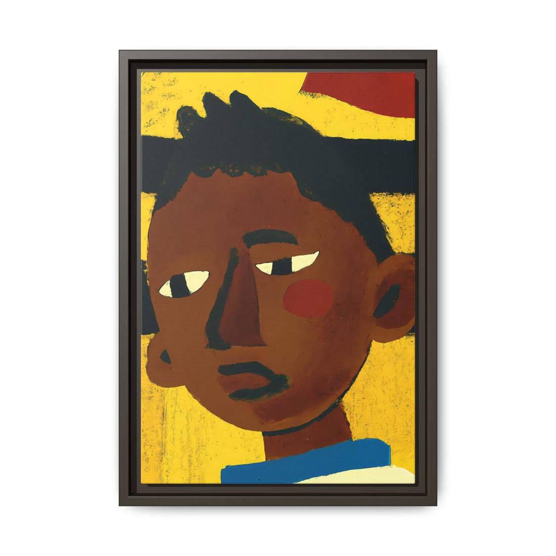 John, Folk Series | Framed Canvas Wall Art