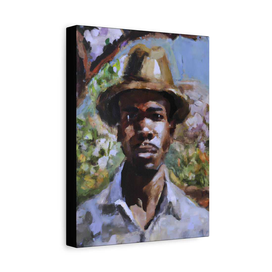 Man in Tan, Black Men Series CANVAS Wall Art