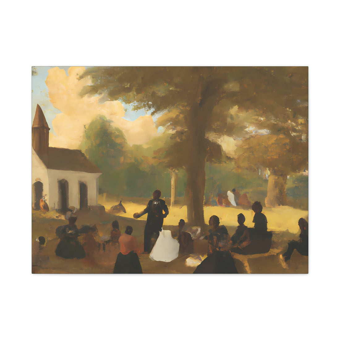 Gathering, Over the Sofa | Horizontal CANVAS Art