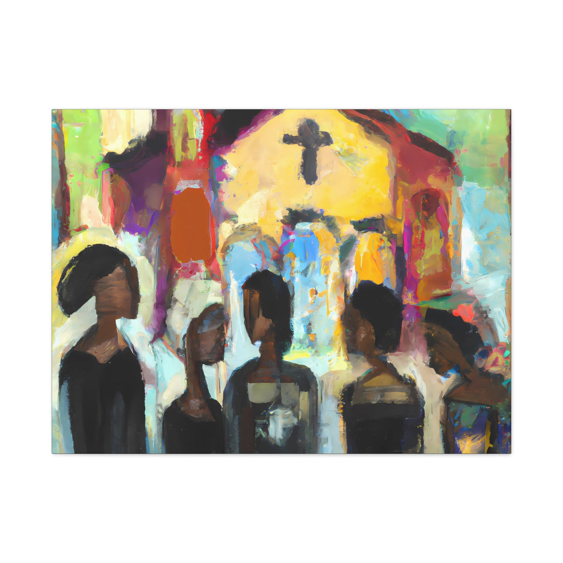 Sisters, Over the Sofa | Horizontal CANVAS Art