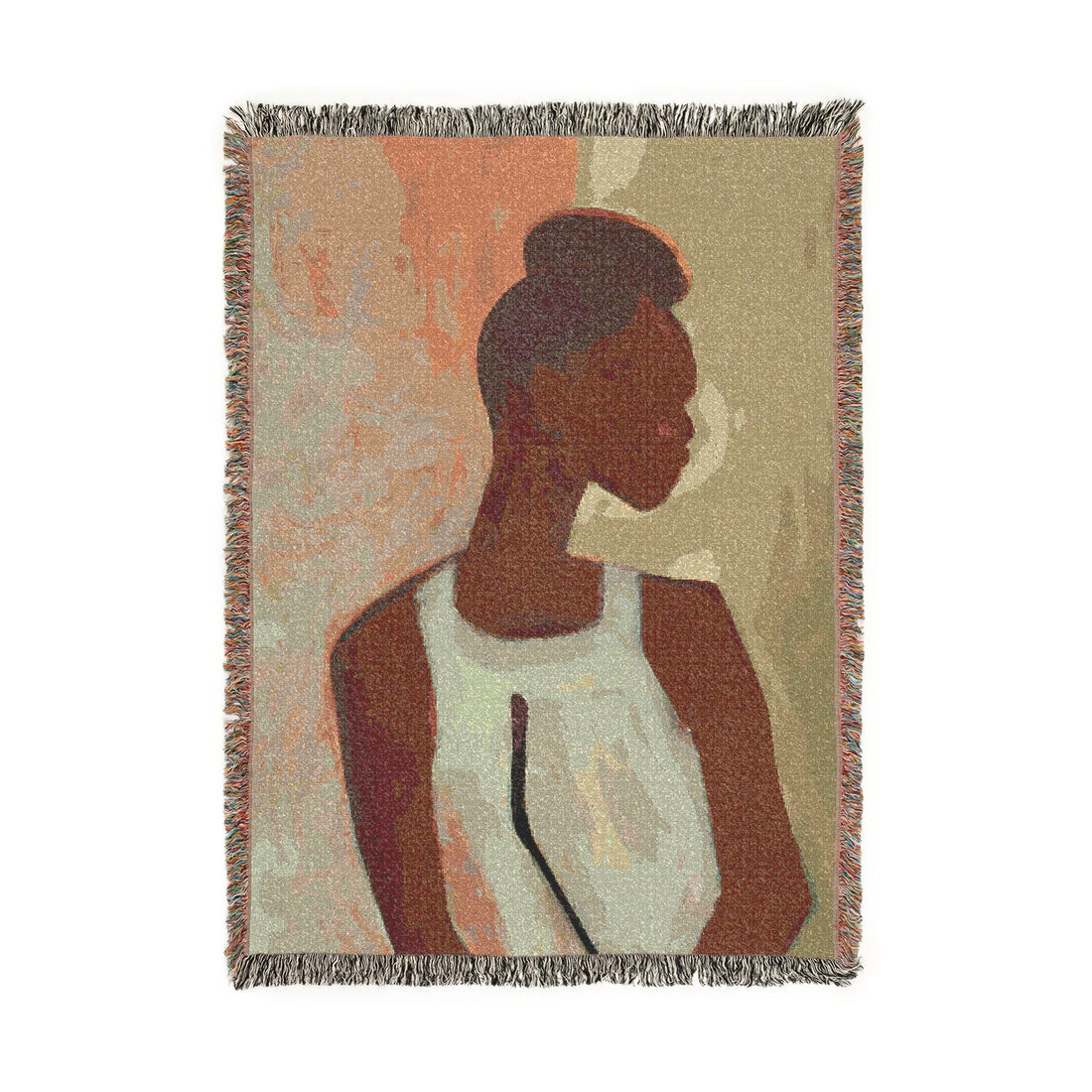 Contemplation, Artist Tapestry | Woven Throw Blanket